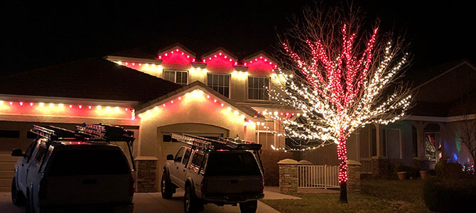 Christmas Light Install in Reno